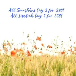 Smashbox palettes and Lipstick